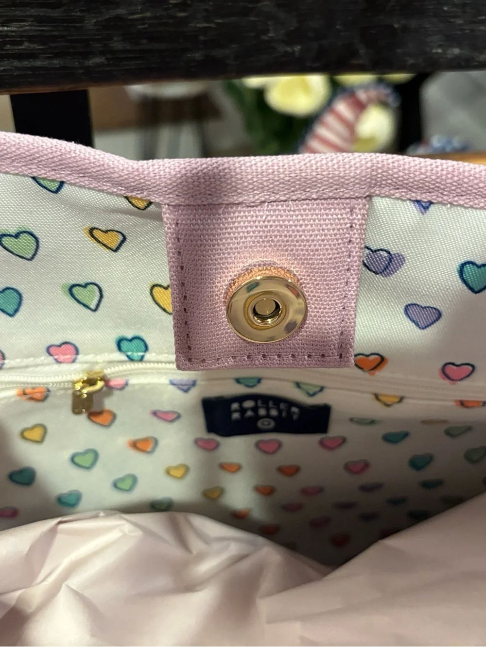Roller Rabbit Light lavender Beach Tote Bag - Women's Shoulder Bag - NWT